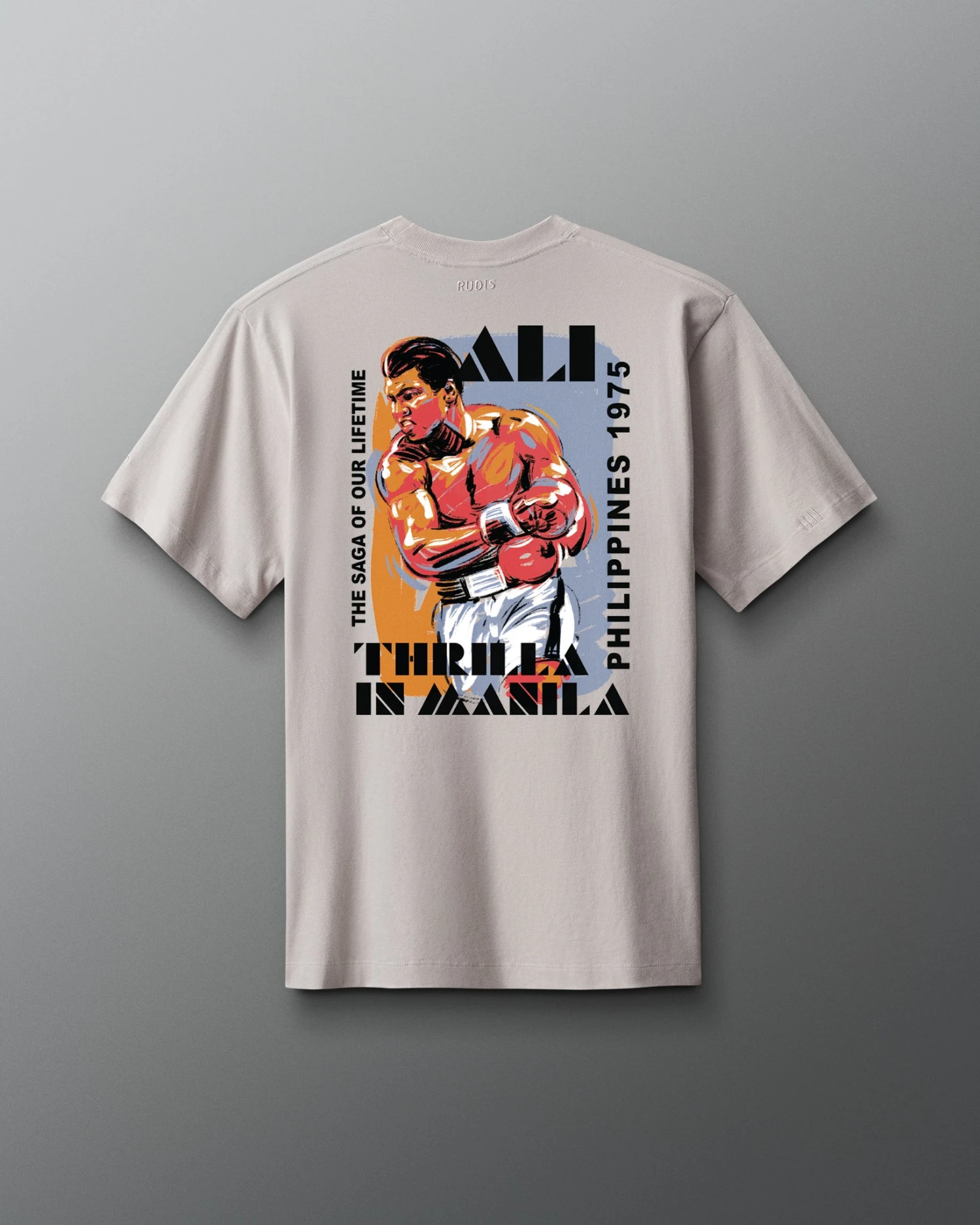 Ali Fight Of The Century Heavyweight T-Shirt 7 Ali Fight Of The Century Heavyweight T-Shirt - Image 5