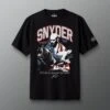 Snyder Vintage Heavyweight T-Shirt -Rudis ATHTS1025 Snyder Vintage Heavyweight T Shirt Black 0001