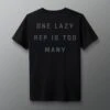 KS One Lazy Rep Elite Super Soft T-Shirt -Rudis ATHTS1026 KS One Lazy Rep Elite Super Soft T Shirt Black Gray 0002