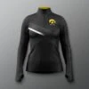 Iowa Wrestling Sublimated Women's Elite 1/4 Zip -Rudis CIAQZ1011 Iowa Wrestling Sublimated Womens Elite Quarter Zip Black 0001