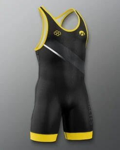 Iowa Hawkeyes Sublimated Elite 2.0 Singlet -Rudis CIASN1010 Iowa Hawkeyes Sublimated Elite 2.0 Singlet Black 0003