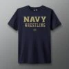 Naval Academy Wrestling T-Shirt -Rudis CNATS1001 Naval Academy Wrestling T shirt Navy 0001