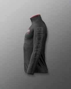 Ohio State Sublimated Quarter Zip -Rudis COHQZ1018 Ohio State Sublimated Quarter Zip Black 0003