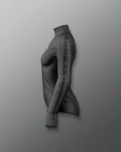 Ohio State Sublimated Women's Quarter Zip -Rudis COHQZ1019 Ohio State Sublimated Womens Quarter Zip Black 0003