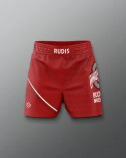 Ohio State Sublimated Shorts -Rudis COHSH1018 Ohio State Sublimated Shorts Red 0001