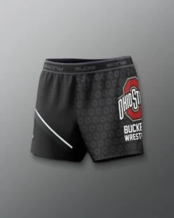 Ohio State Women's Sublimated Shorts -Rudis COHSH1019 Ohio State Womens Sublimated Shorts Black 0004