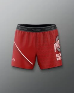Ohio State Women's Sublimated Shorts -Rudis COHSH1019 Ohio State Womens Sublimated Shorts Red 0001