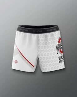 Ohio State Women's Sublimated Shorts -Rudis COHSH1019 Ohio State Womens Sublimated Shorts White 0001