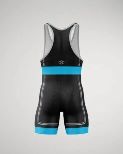 RUDIS Connect Elite Wrestling Singlet -Rudis CONNECT GREY MSINGLET2.0 Mockup FRONT RUDSN1052 Black 0002