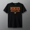 Hokies Wrestling T-Shirt 1 Hokies Wrestling T-Shirt -Rudis CVTTS1002 Hokies Wrestling T Shirt Black 0001