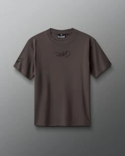 Sly Fox Signature Heavyweight Jersey T-Shirt 16 Sly Fox Signature Heavyweight Jersey T-Shirt -Rudis DSFTS1009 Sly Fox Signature Heavyweight Jersey T Shirt Brown 0021