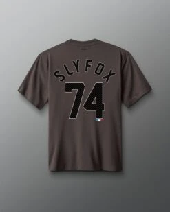 Sly Fox Signature Heavyweight Jersey T-Shirt 17 Sly Fox Signature Heavyweight Jersey T-Shirt -Rudis DSFTS1009 Sly Fox Signature Heavyweight Jersey T Shirt Brown 0022