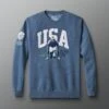 Jesse Owens Dream Crewneck -Rudis JSOCR1000 Jesse Owens Dream Crewneck PUP Slate Blue 0021