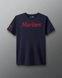 Marines Brand T-Shirt -Rudis MMATS1010 Marines Brand T Shirt Navy 0001