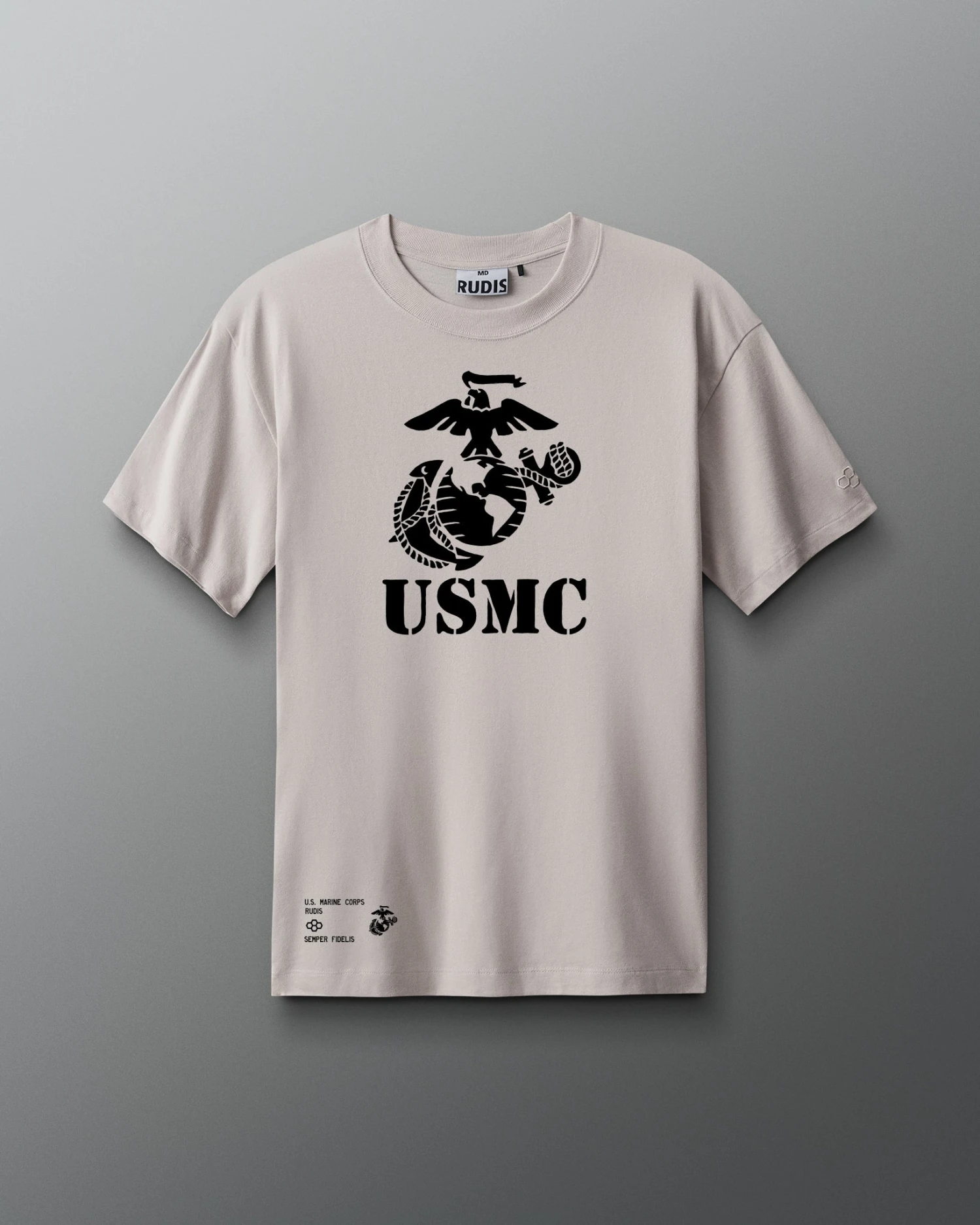 USMC Logo T-Shirt 4 USMC Logo T-Shirt - Image 2