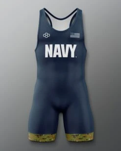 U.S. Navy Digital Woodland Elite Wrestling Singlet
