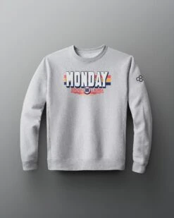 Kenny Monday 88 Vintage Crewneck 7 Kenny Monday 88 Vintage Crewneck -Rudis MONCW1000 Kenny Monday 88 Vintage Crewneck PUP Heather Gray 0021