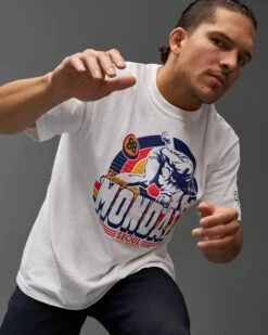 Kenny Monday 88 Vintage Heavyweight T-Shirt -Rudis MONTS1002 Kenny Monday 88 Vintage Heavyweight T Shirt OFP White 0003