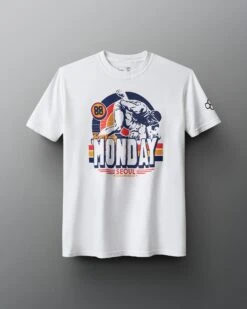 Kenny Monday 88 Vintage Heavyweight T-Shirt -Rudis MONTS1002 Kenny Monday 88 Vintage Heavyweight T Shirt OFP White 0004
