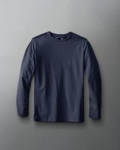 RUDIS Performance Heather Long Sleeve -Rudis PERFORMANCE Heather Longsleeve Heather Heather Navy 0021