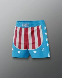 Rocky "CREED" 6" Elite Shorts -Rudis RKYSH1002 Rocky CREED Elite Shorts Red White Blue 0005 01d7c7ab 6b73 4ca3 831c b4d2bd6e2ab4