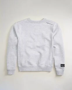 RUDIS Heavyweight Fleece Youth Crewneck -Rudis RUD 16oz Heavyweight Fleece Crewneck Gray Y RUDCR1000GRYXS EC065 02 scaled Gray 0003