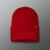 RUDIS Standard Foldover Beanie - Red -Rudis RUDBE1004 RED RUDIS Standard Foldover Beanie FLT Red 0020