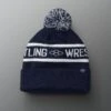RUDIS Two Tone Pom Beanie - Navy/White 2 RUDIS Two Tone Pom Beanie - Navy/White -Rudis RUDBE1005 NAVYWHT RUDIS Two Tone Pom Beanie FLT Navy White 0020