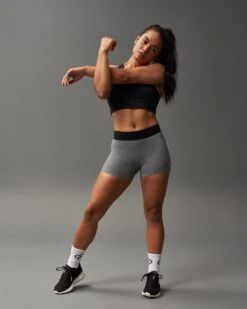 RUDIS Women's Compression Short -Rudis RUDCO1000 RUDIS Womens Compression Short Heather Gray 0010