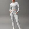 COOL-FEEL Women's Fitted Crew - Lunar Gray 2 COOL-FEEL Women's Fitted Crew - Lunar Gray -Rudis RUDCR1038 W WOMENS COOL FEEL Fitted Crew PUP Lunar Gray 0001