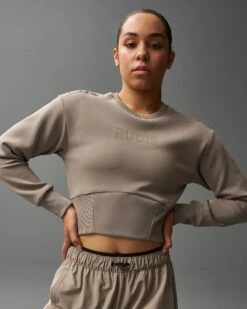 RUDIS COOL-FEEL Women's Fitted Crew -Rudis RUDCR1039 WOMENS COOL FEEL Fitted Crew OFP Roger 0001