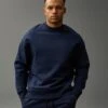 RUDIS Titan Heavyweight Fleece Crewneck - Navy -Rudis RUDCR1045 RUDIS Titan Heavyweight Crew OFP Navy 0001