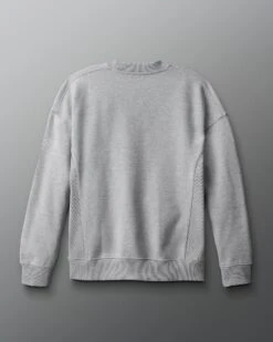 RUDIS Titan Heavyweight Fleece Crewneck - Athletic Grey -Rudis RUDCR1045 RUDIS Titan Heavyweight Crew PUP Athletic Grey 0023