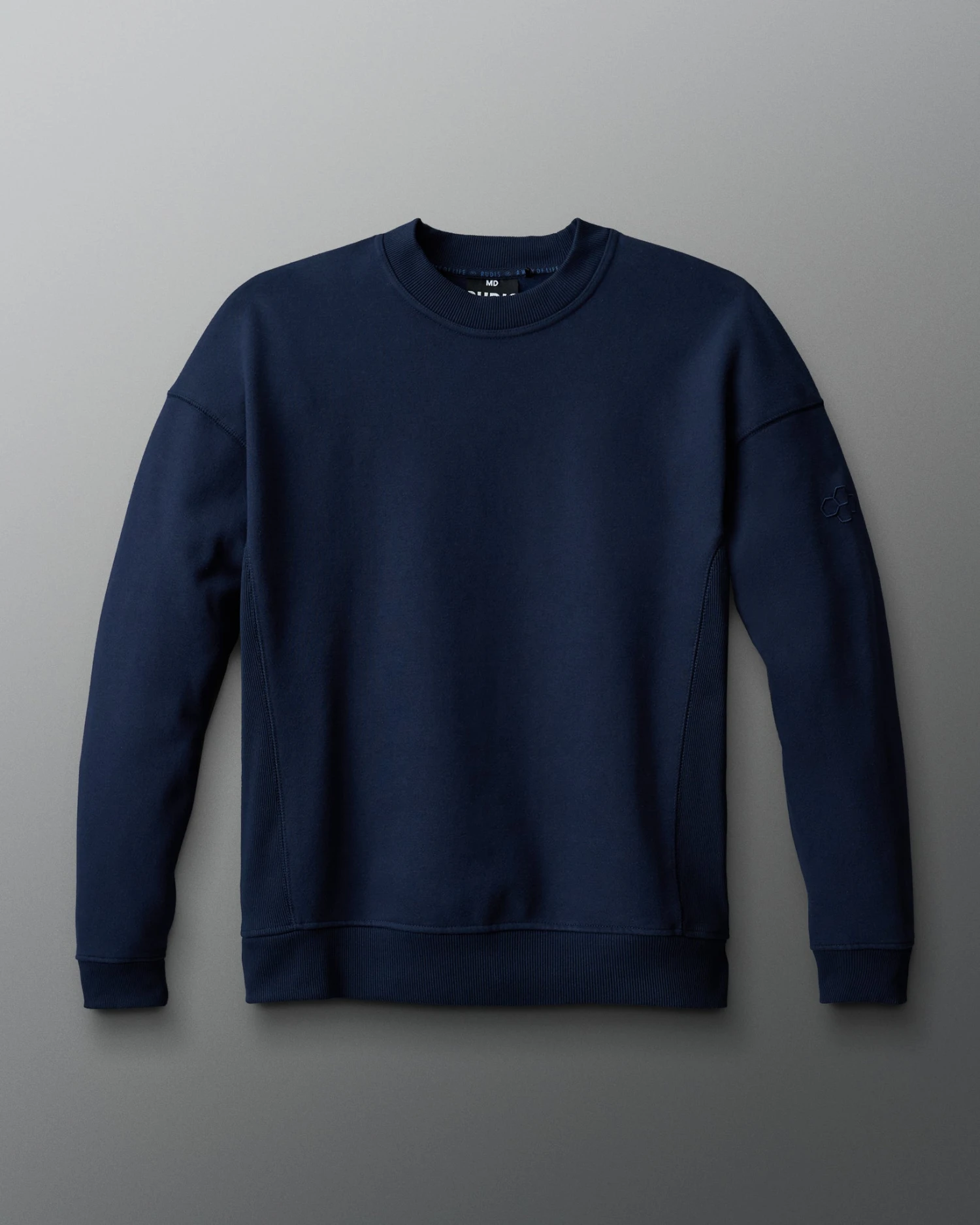 RUDIS Titan Heavyweight Fleece Crewneck - Navy 4 RUDIS Titan Heavyweight Fleece Crewneck - Navy - Image 2