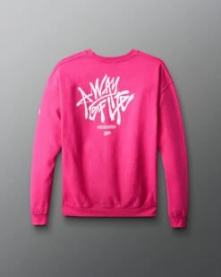 Graffiti Wordmark Crewneck -Rudis RUDCR1061 Graffiti Wordmark Crewneck Pink 0021