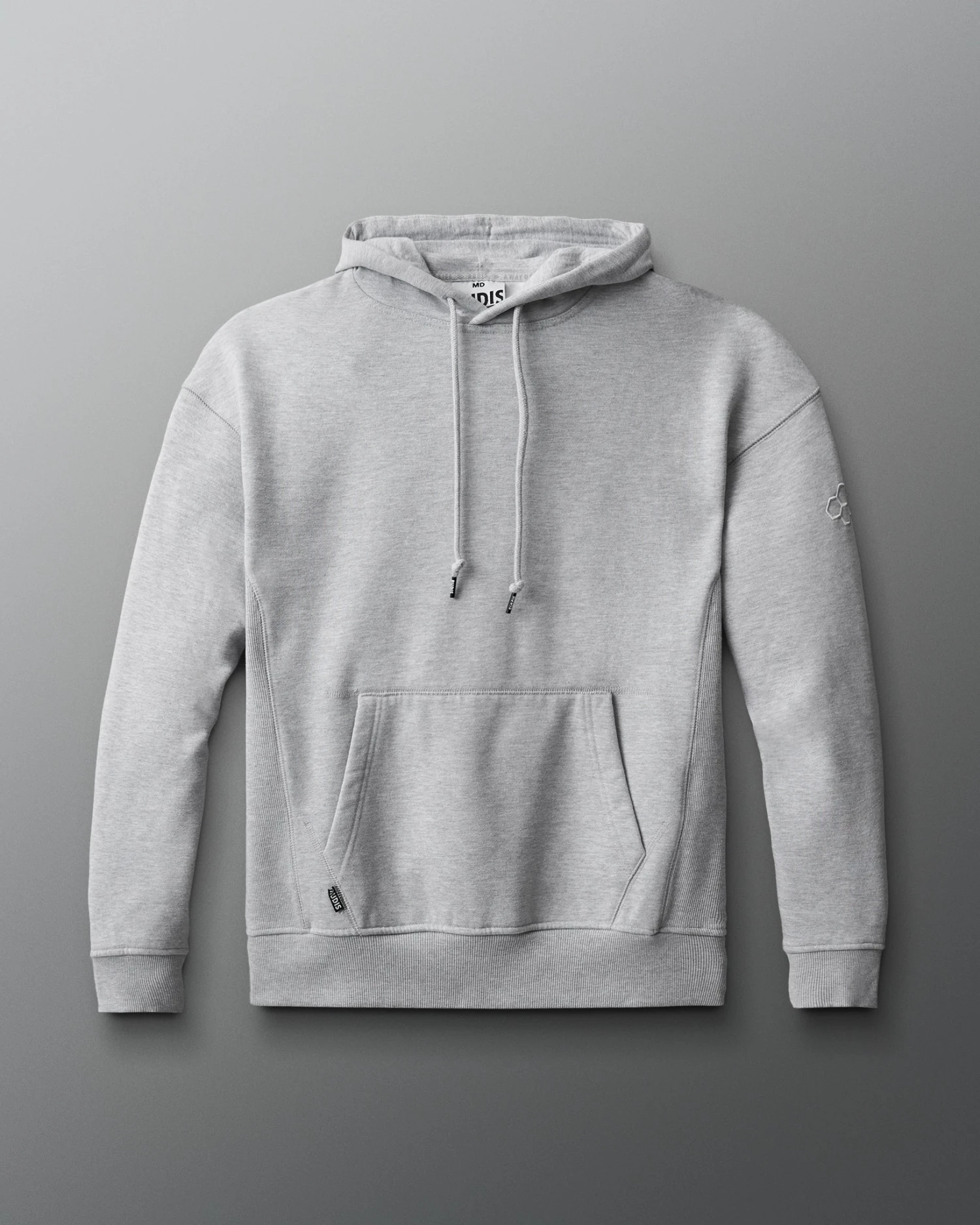 RUDIS Titan Heavyweight Fleece Hoodie - Athletic Grey 5 RUDIS Titan Heavyweight Fleece Hoodie - Athletic Grey - Image 3