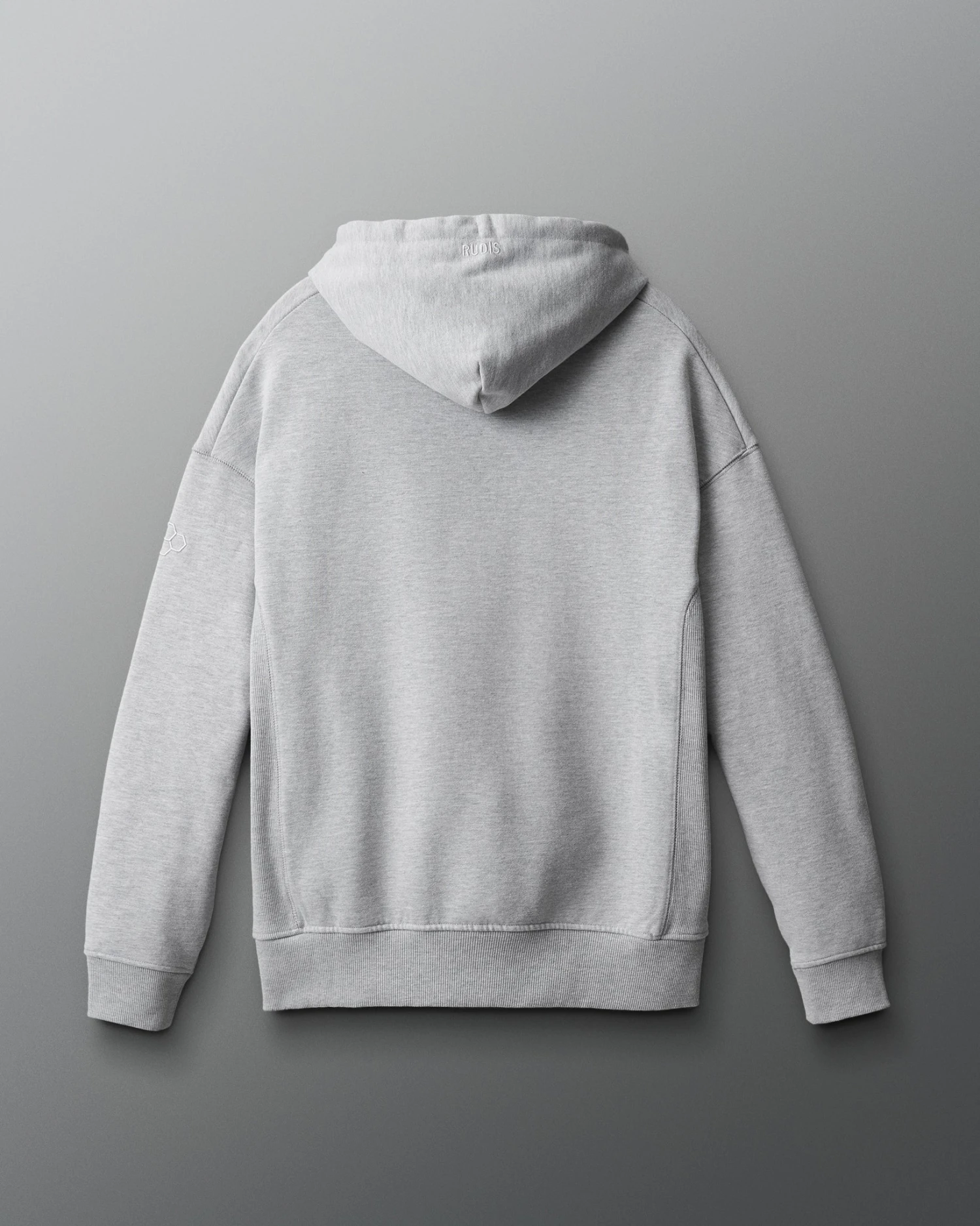 RUDIS Titan Heavyweight Fleece Hoodie - Athletic Grey 6 RUDIS Titan Heavyweight Fleece Hoodie - Athletic Grey - Image 4