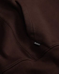 RUDIS Titan Heavyweight Fleece Hoodie - Ground Coffee -Rudis RUDHD1053 RUDIS Titan Heavyweight Hoodie Ground Coffee 0031