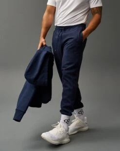 RUDIS Titan Heavyweight Fleece Jogger - Navy