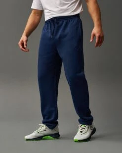 RUDIS Comfort Fleece Open Hem Pant 24 RUDIS Comfort Fleece Open Hem Pant -Rudis RUDJG1011 Comfort Fleece Open Hem Sweatpant OFP Navy 0010