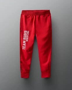Team RUDIS Wrestling Stacked Jogger -Rudis RUDJG1012 Team Rudis Wrestling Stacked Jogger PUP Red 0021