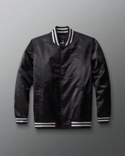 RUDIS Satin Jacket -Rudis RUDJK1008 RUDIS Satin Jacket Black 0005