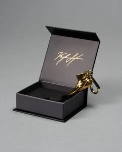 RUDIS KS Gold Shoe Keychain -Rudis RUDKC1004 RUDIS KS Gold Shoe Keychain Gold 0003