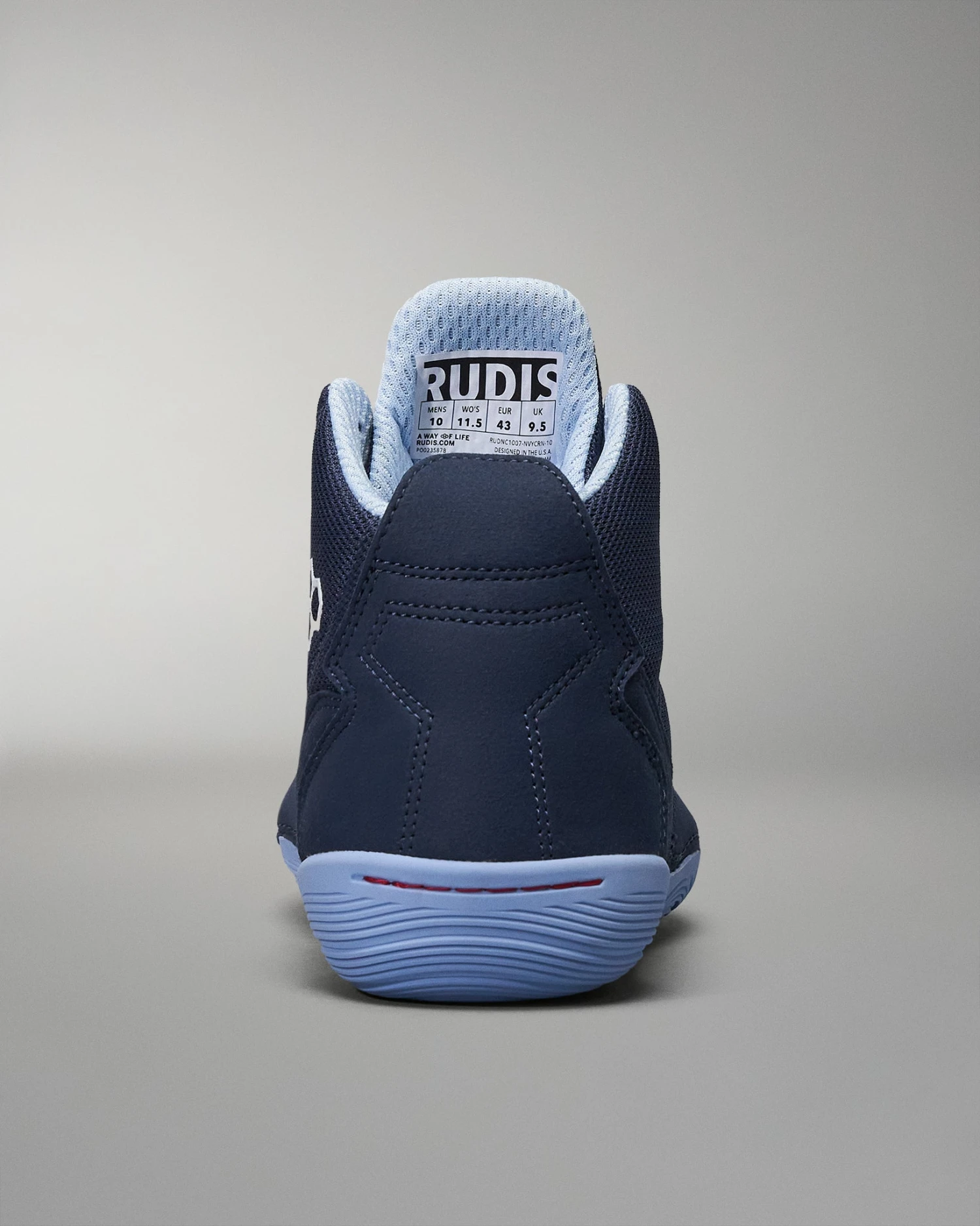 RUDIS Courage Adult Wrestling Shoes - Navy Carolina 8 RUDIS Courage Adult Wrestling Shoes - Navy Carolina - Image 6