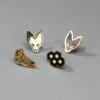 RUDIS Sly Fox 4 Pack Enamel Pins -Rudis RUDPN1001 RUDIS Sly Fox 4 Pack Enamel Pins Gold 0001
