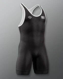 RUDIS Flag Weigh-In Singlet -Rudis RUDSN1058 RUDIS Sublimated Flag Weigh In Singlet Black 0003