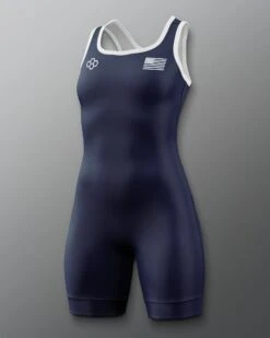RUDIS Flag Women's Weigh-In Singlet -Rudis RUDSN1059 RUDIS Sublimated Flag Women s Weigh In Singlet Navy 0001