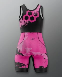 Splatter Women's Elite 2.0 Singlet -Rudis RUDSN1074 Splatter Womens Elite 2.0 Singlet Pink 0002