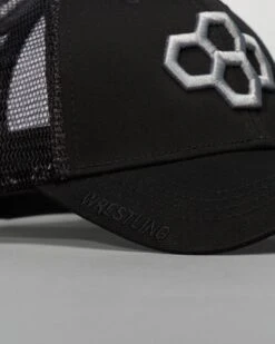 Hex Trucker Hat 10 Hex Trucker Hat -Rudis RUDTR1003 Hex Trucker Hat PUP Black Black 0022