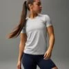 RUDIS Performance Women's V-Neck T-Shirt - Lunar Gray